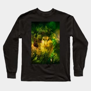 Kakapo in deep forest Long Sleeve T-Shirt